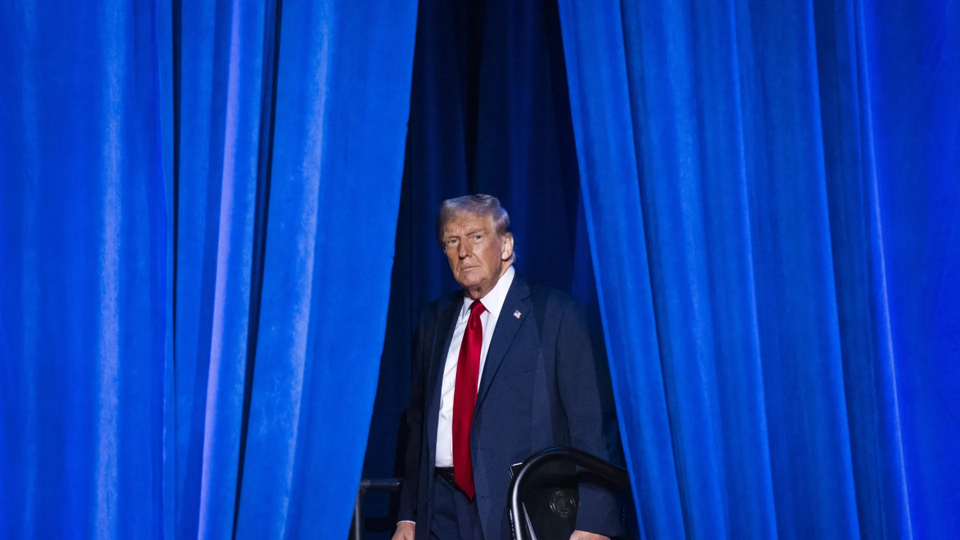 
                    Donald Trump foi (re)eleito há um ano como presidente dos EUA
                