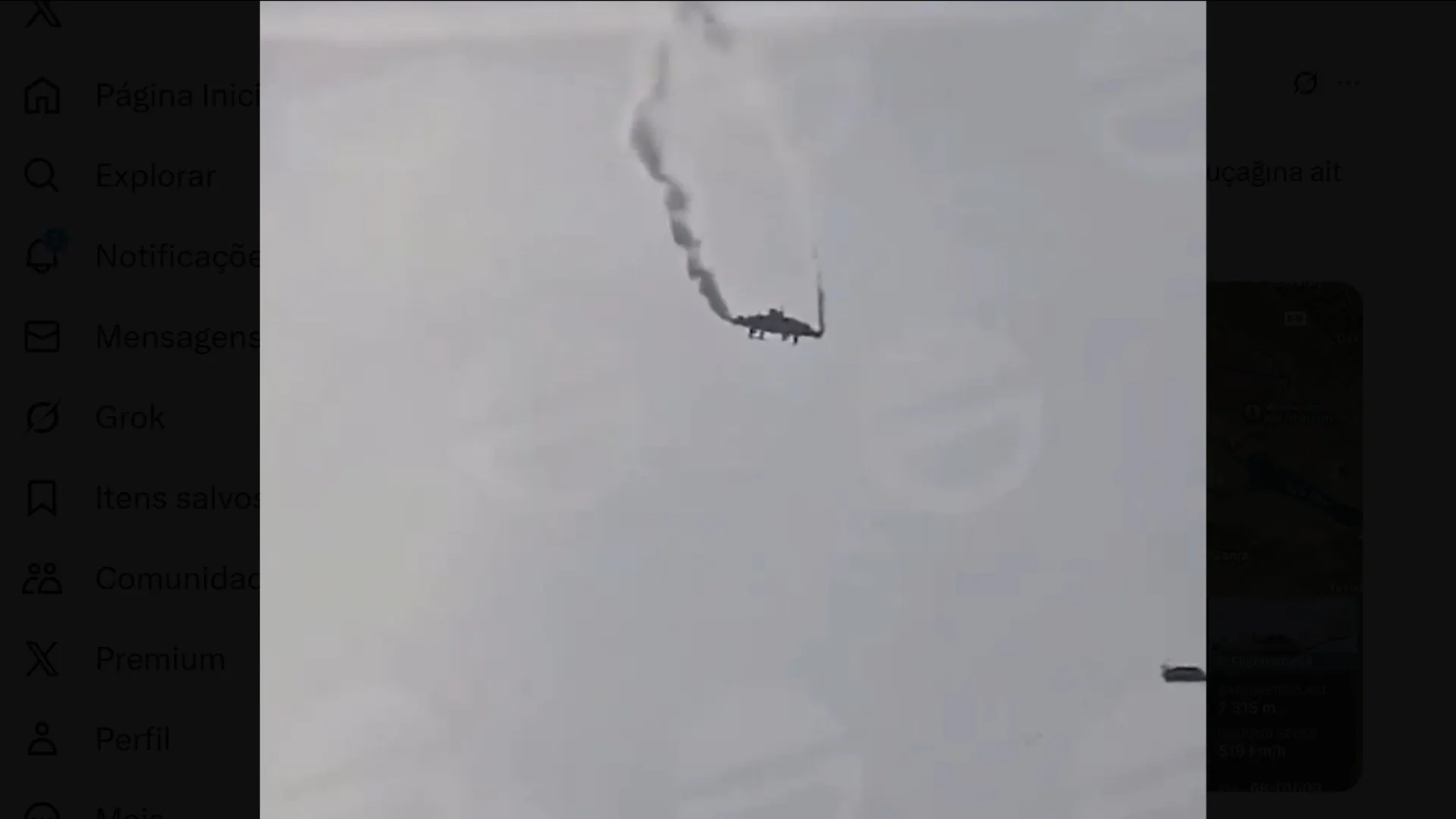 Avião militar turco despenha-se entre o Azerbaijão e a Geórgia