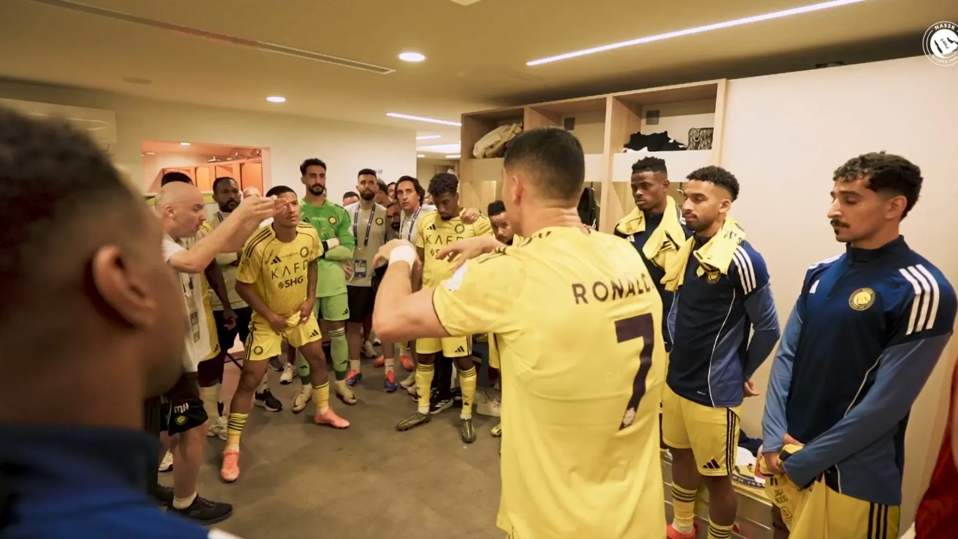 
                    O discurso de Cristiano Ronaldo antes da última vitória do Al Nassr
                