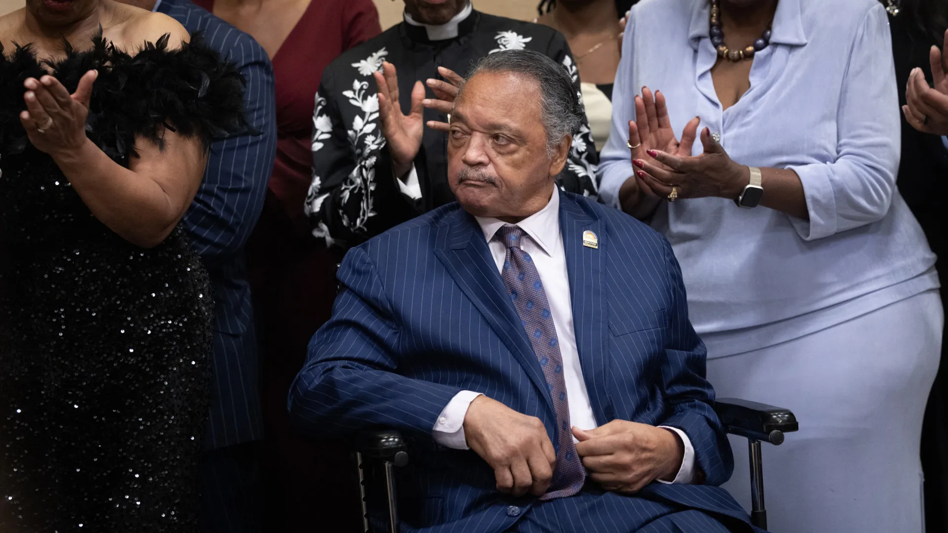 
                    Pastor e ativista político Jesse Jackson hospitalizado por doença neurológica
                