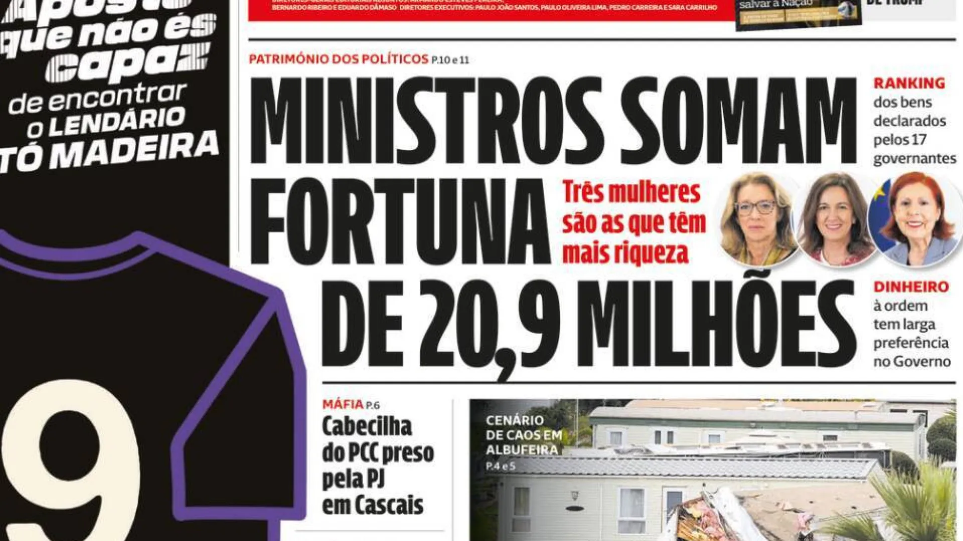 
                    Hoje é notícia: Ministros somam fortuna; Professores reformados diminuem
                