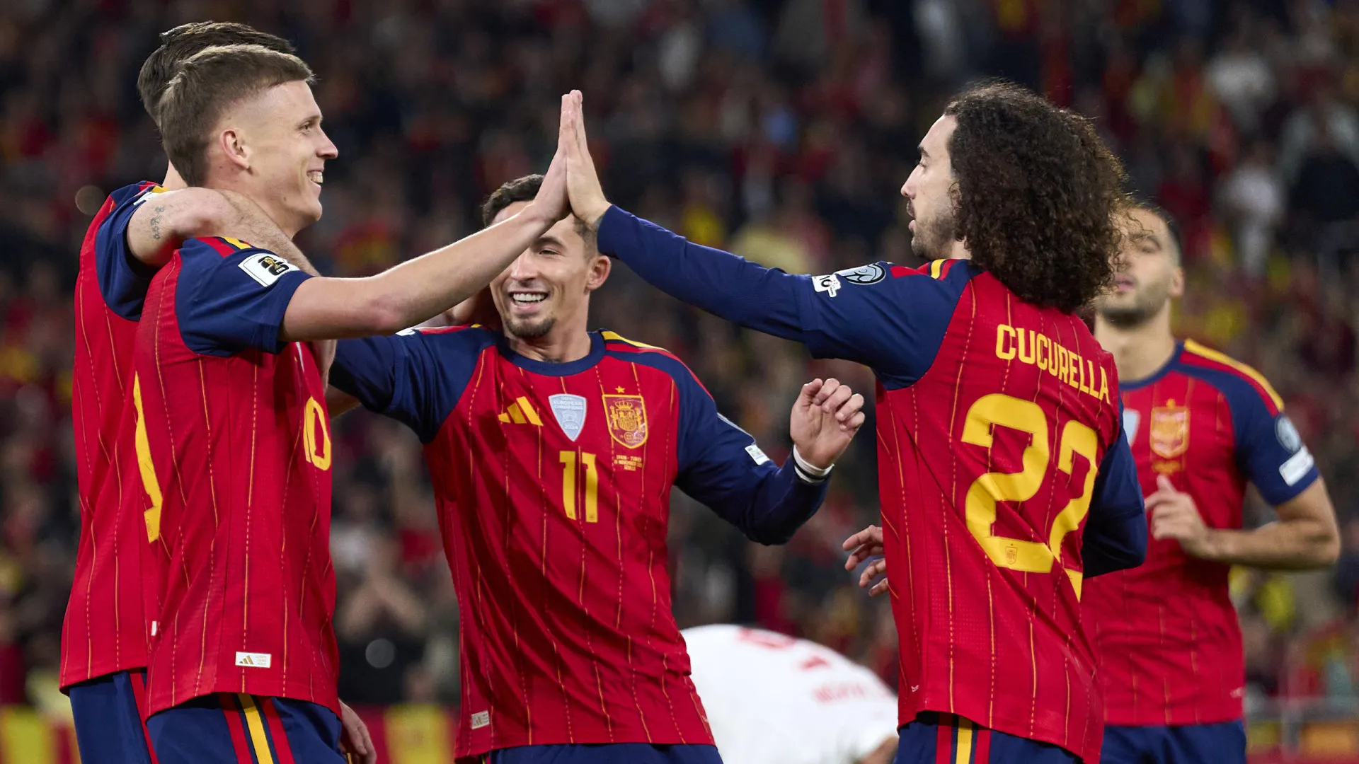 
                    Espanha, Bélgica, Suíça, Escócia e Áustria apuradas para o Mundial'2026
                