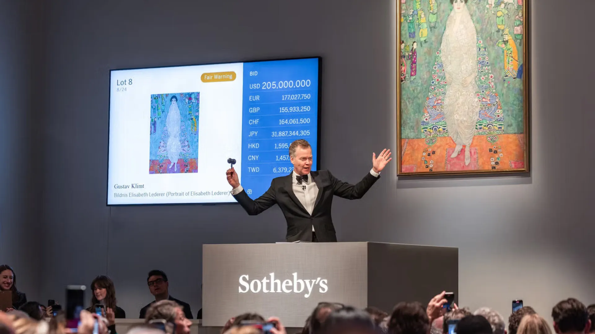 
                    Quadro de Klimt torna-se a 2.ª obra mais cara de sempre vendida em leilão
                