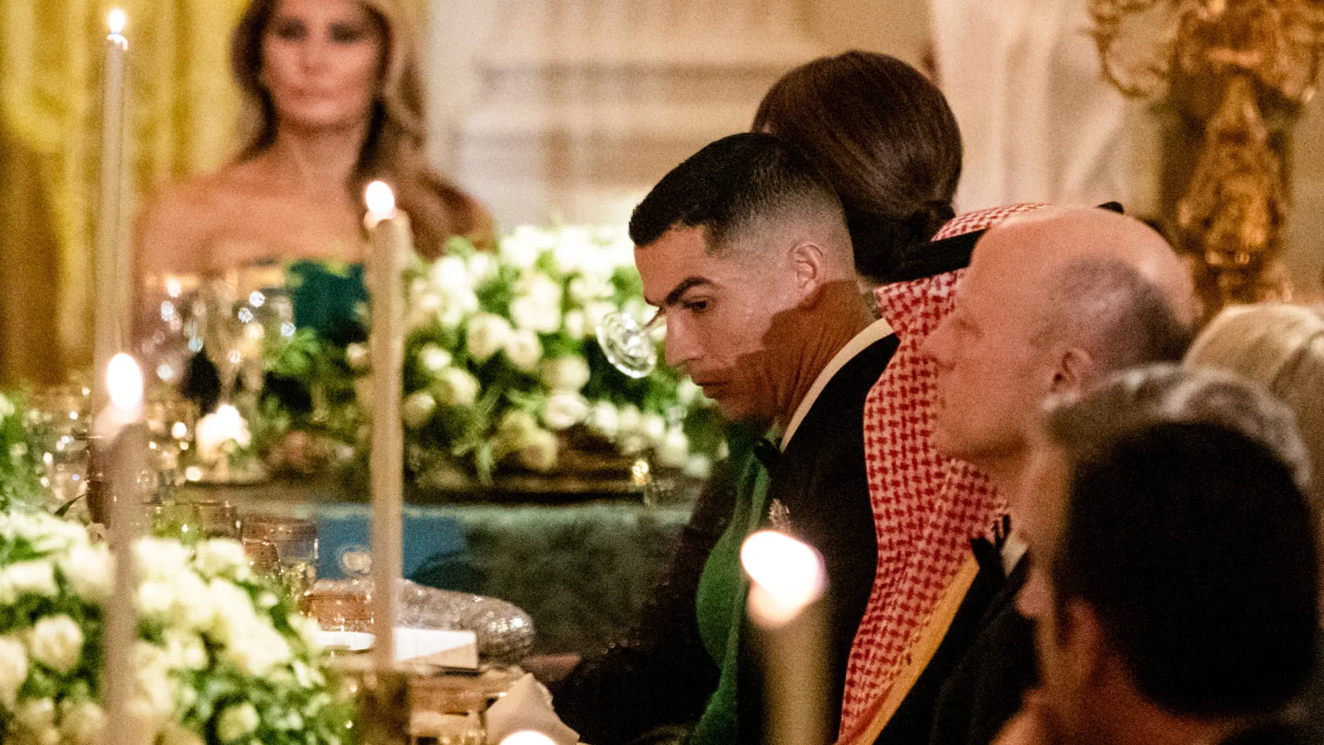 O menu que foi servido a Ronaldo no jantar com Trump na Casa Branca