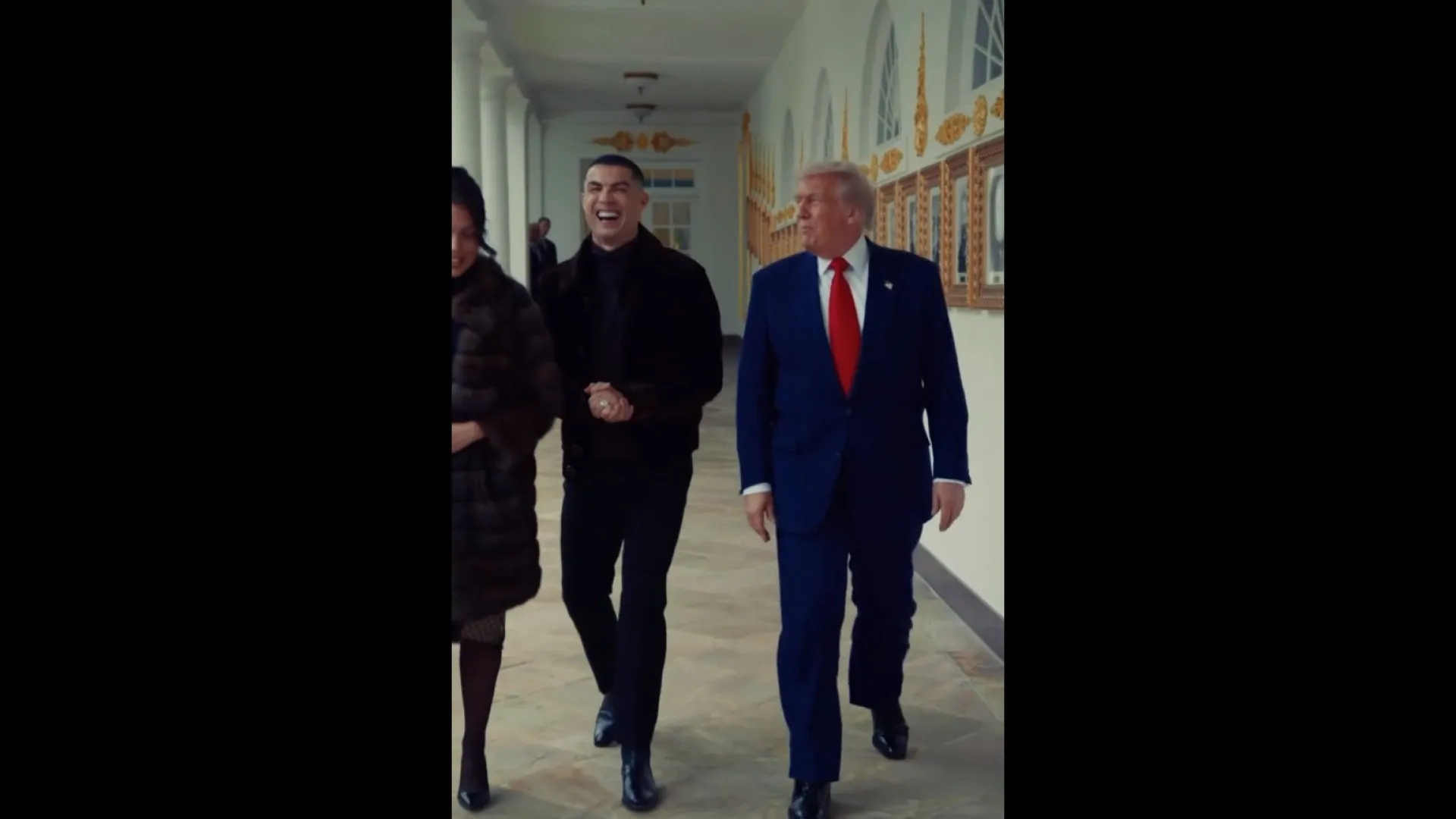 Cristiano Ronaldo se je udeležil večerje v Beli hiši s savdskim princem in Trumpom.