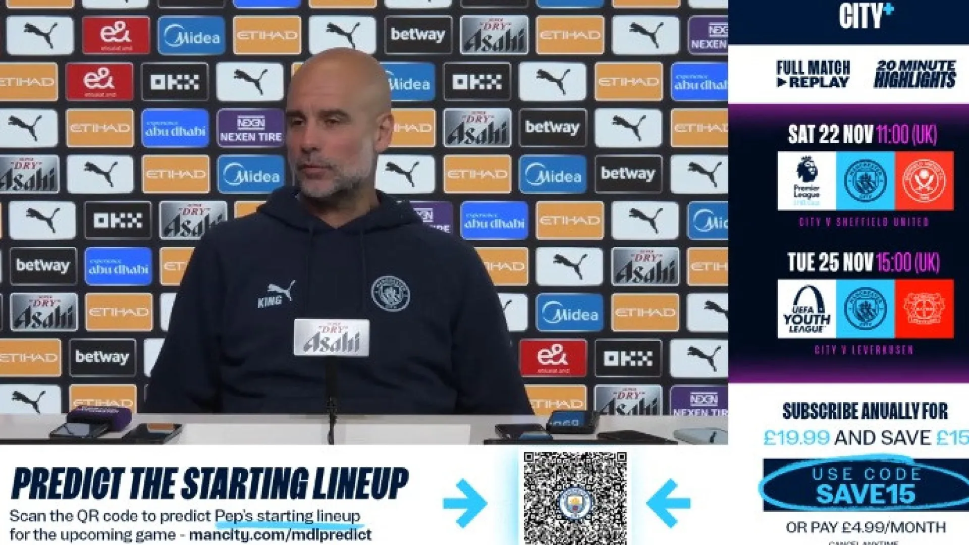 
                    Pep Guardiola desfaz-se em elogios a Bernardo Silva: 