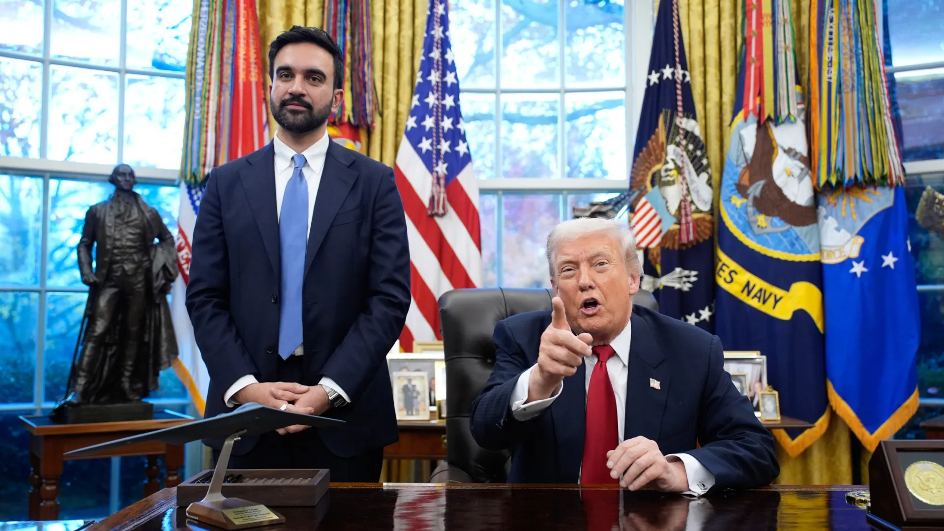 
                    Novo autarca de Nova Iorque confirma que considera Trump 