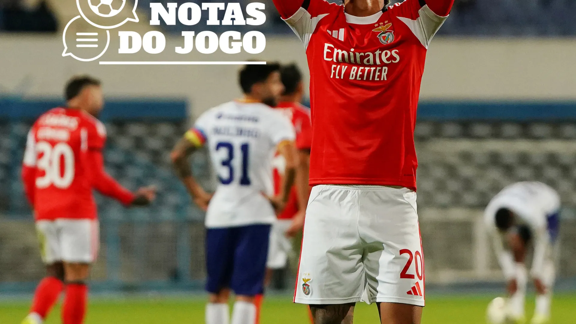 
                    Ríos pede ajuda 'divina' para o Benfica, que não convence com Mourinho
                