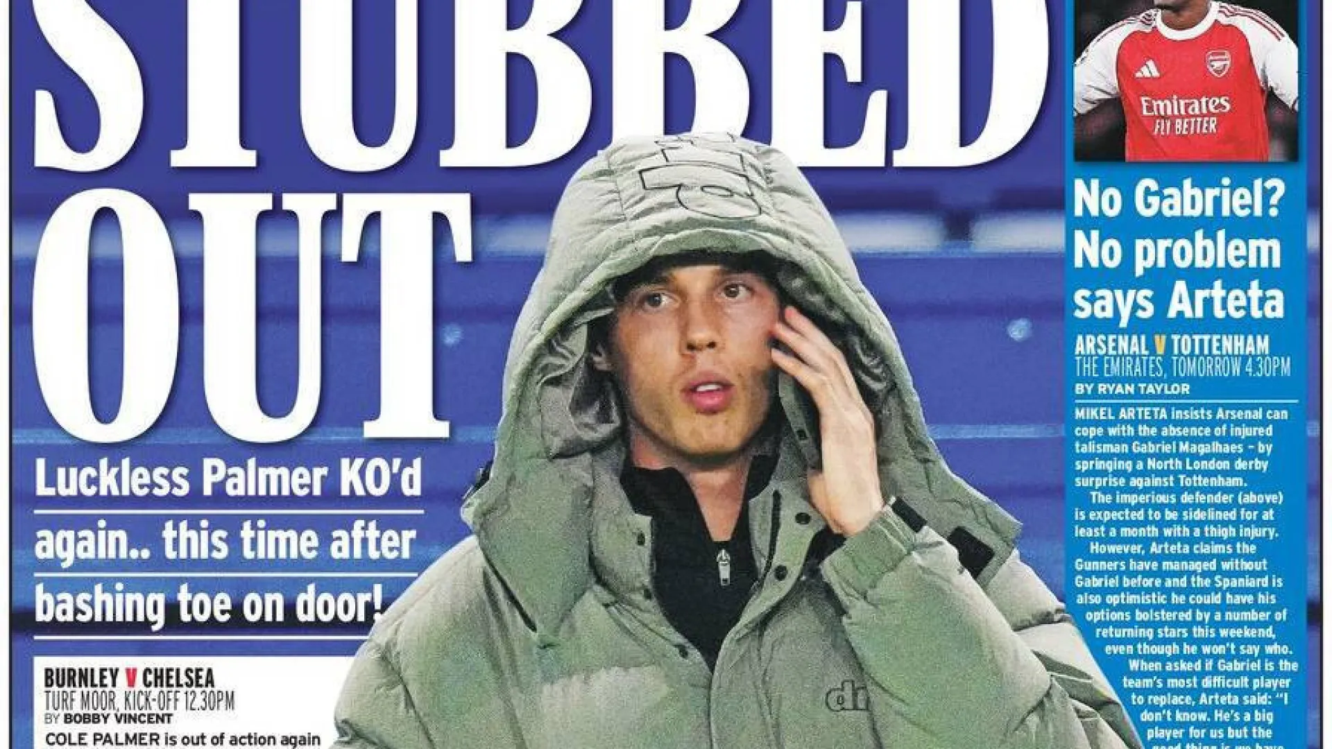 
                    Lá fora: Azar de Cole Palmer e regresso a Camp Nou invadem manchetes
                