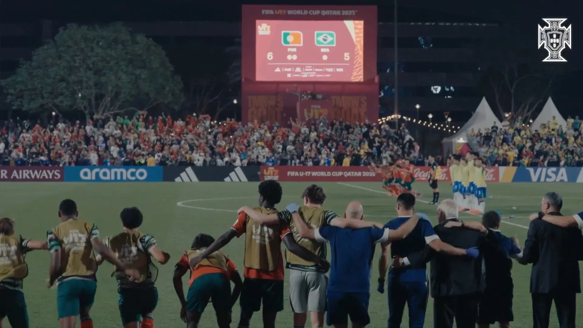 
                    Festa. Portugal efusivo no apuramento para a final do Mundial sub-17
                