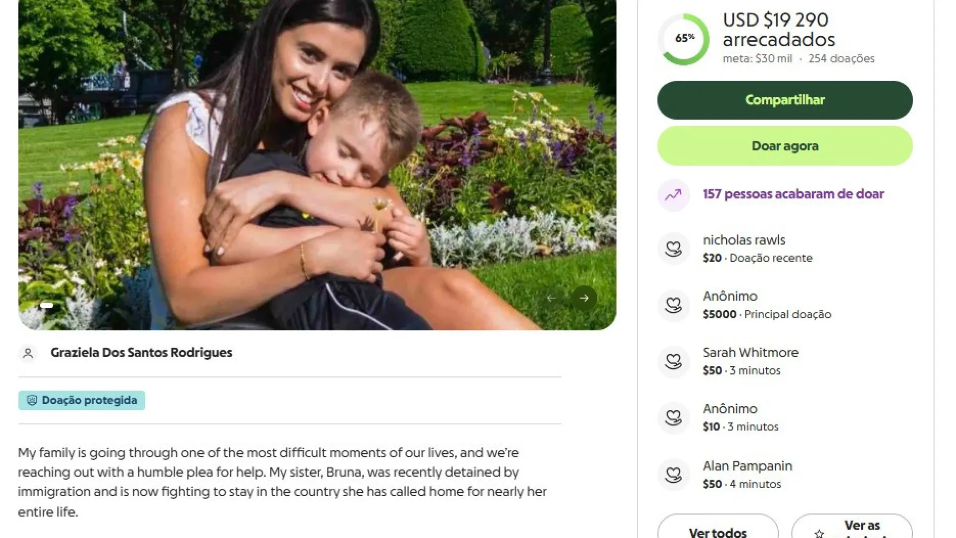 
                    Ex-familiar de porta-voz de Trump libertada após detenção em rusga migratória
                