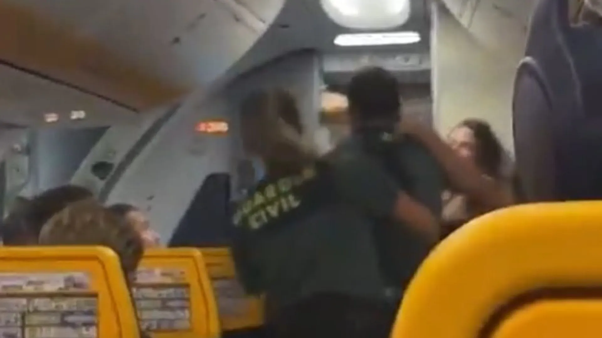 
                    Lutadora de MMA agride agentes da Guardia Civil dentro de avião. Há vídeo
                