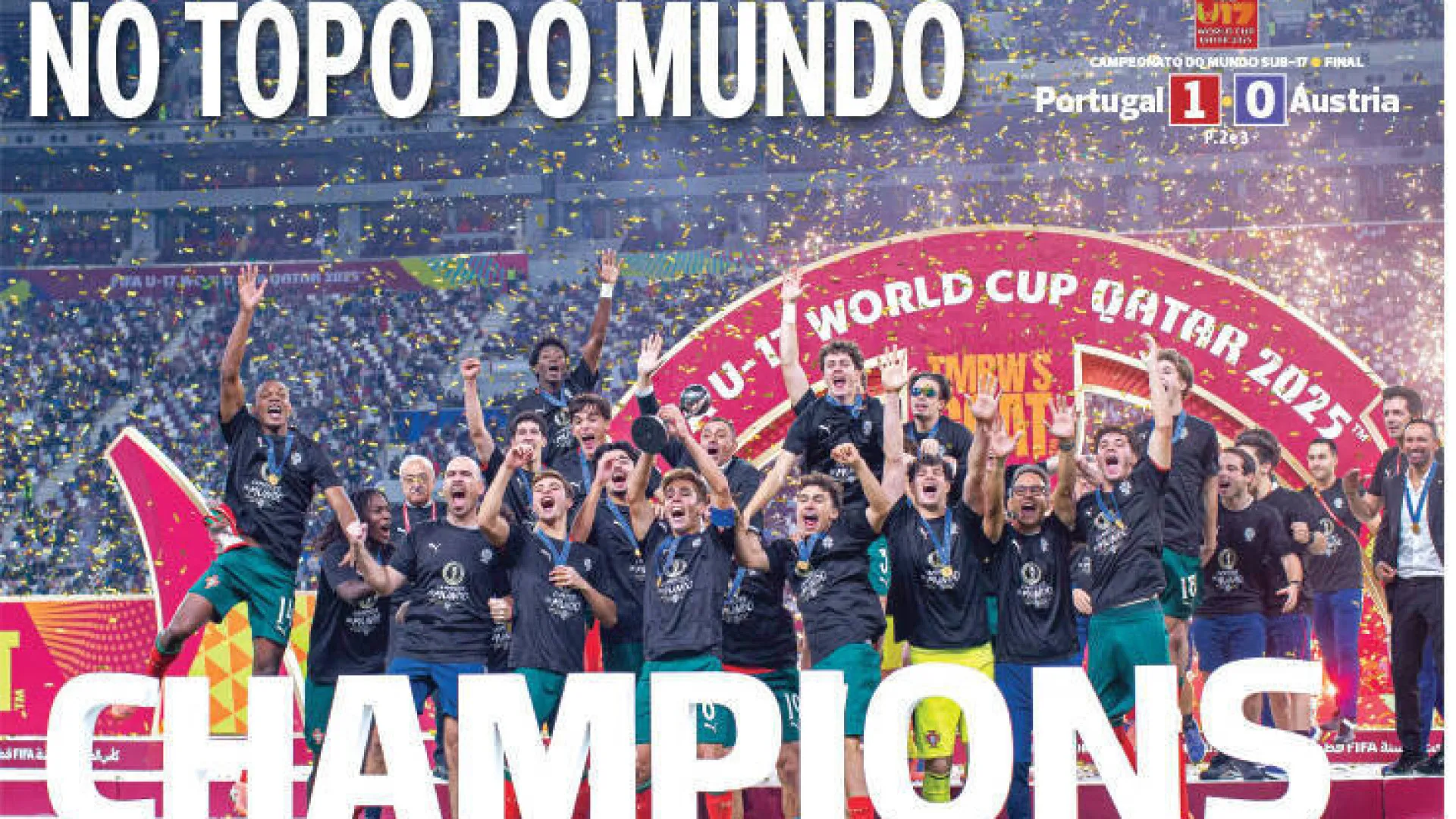 
                    Por cá: Sub-17 conquistam o Mundo e FC Porto com passeio 'Nice'
                