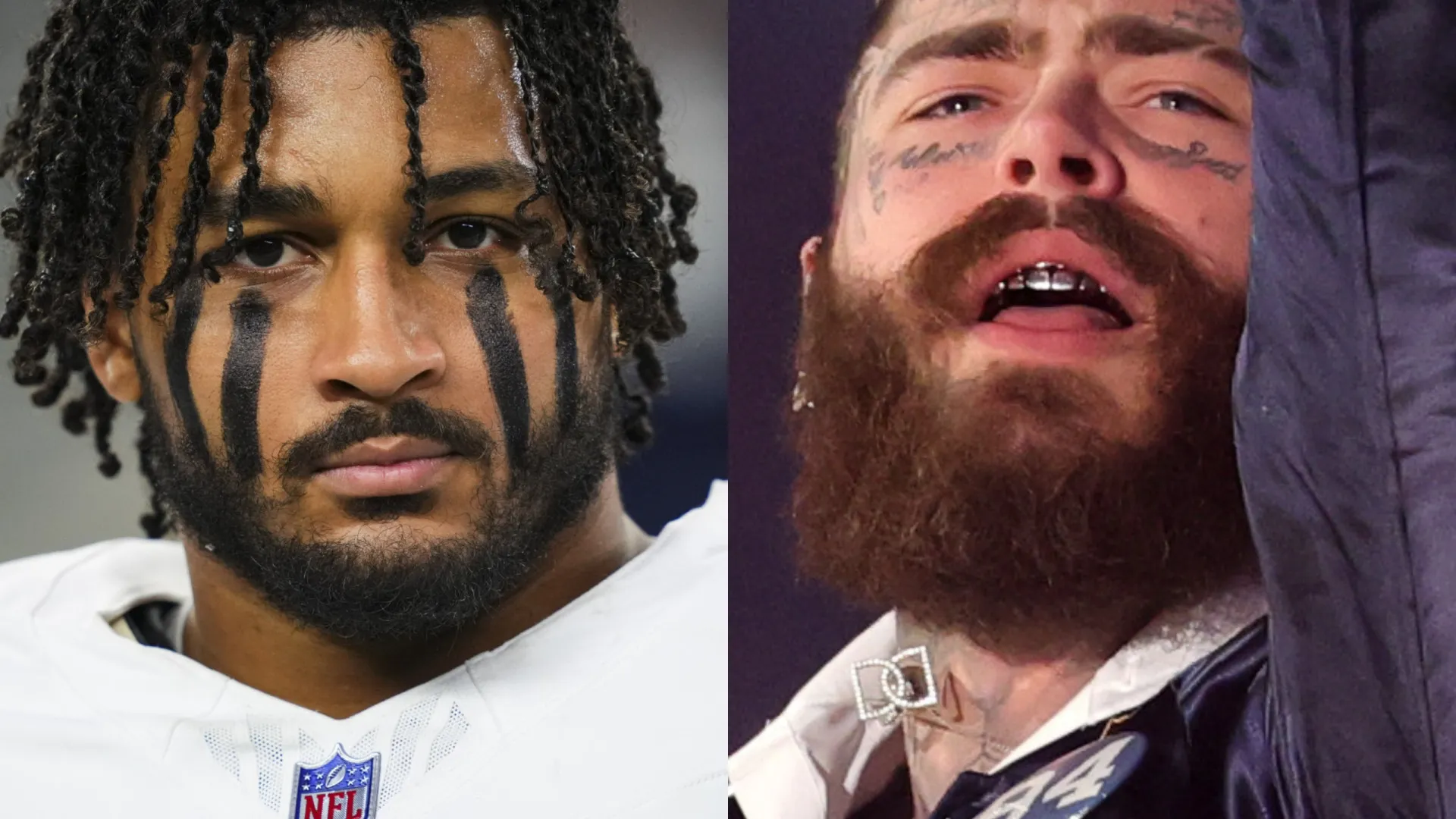 
                    Post Malone presta homenagem ao falecido jovem jogador Marshawn Kneeland
                