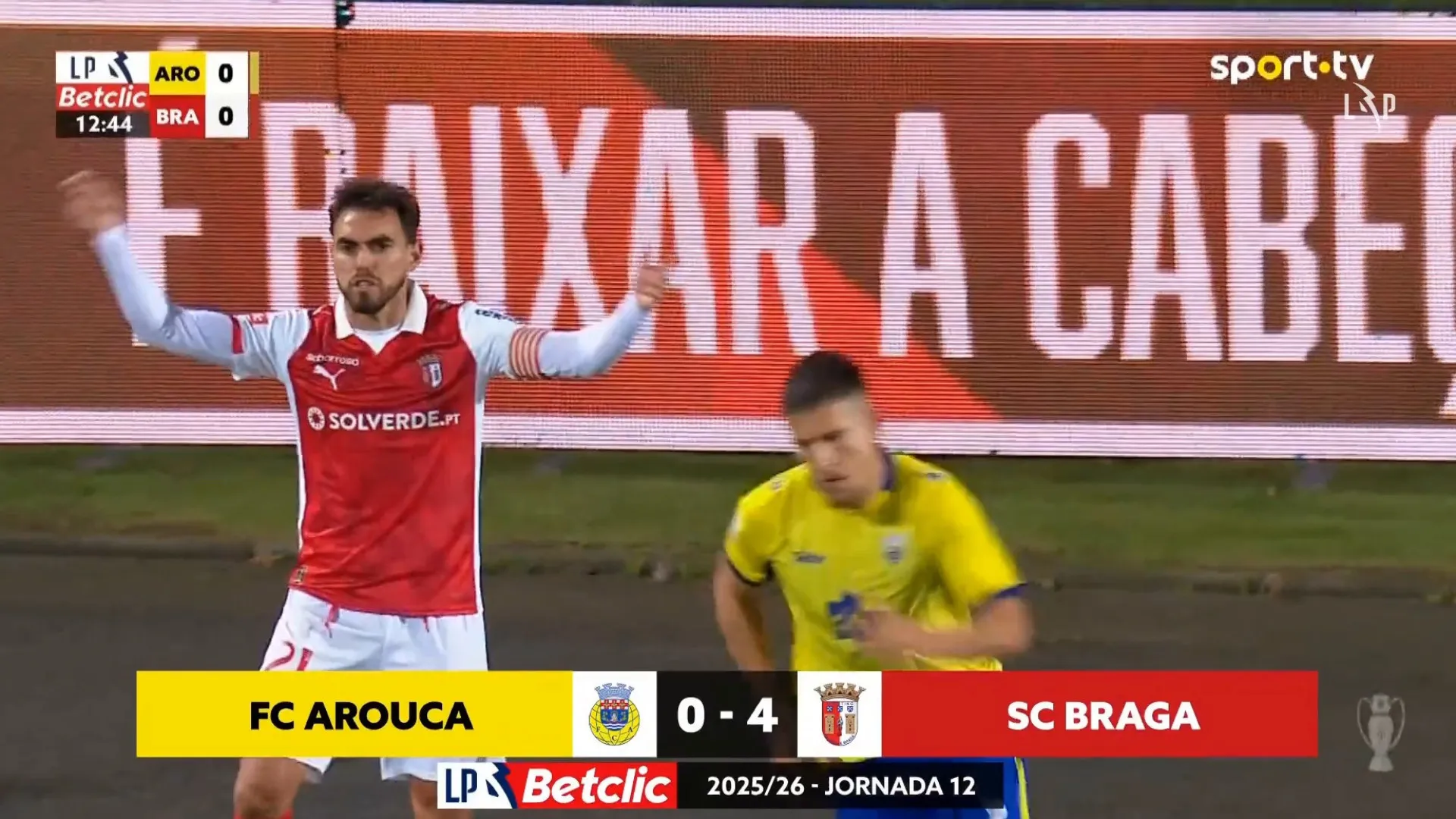 
                    Tem um minuto? Reveja o resumo do Arouca-Sporting de Braga
                