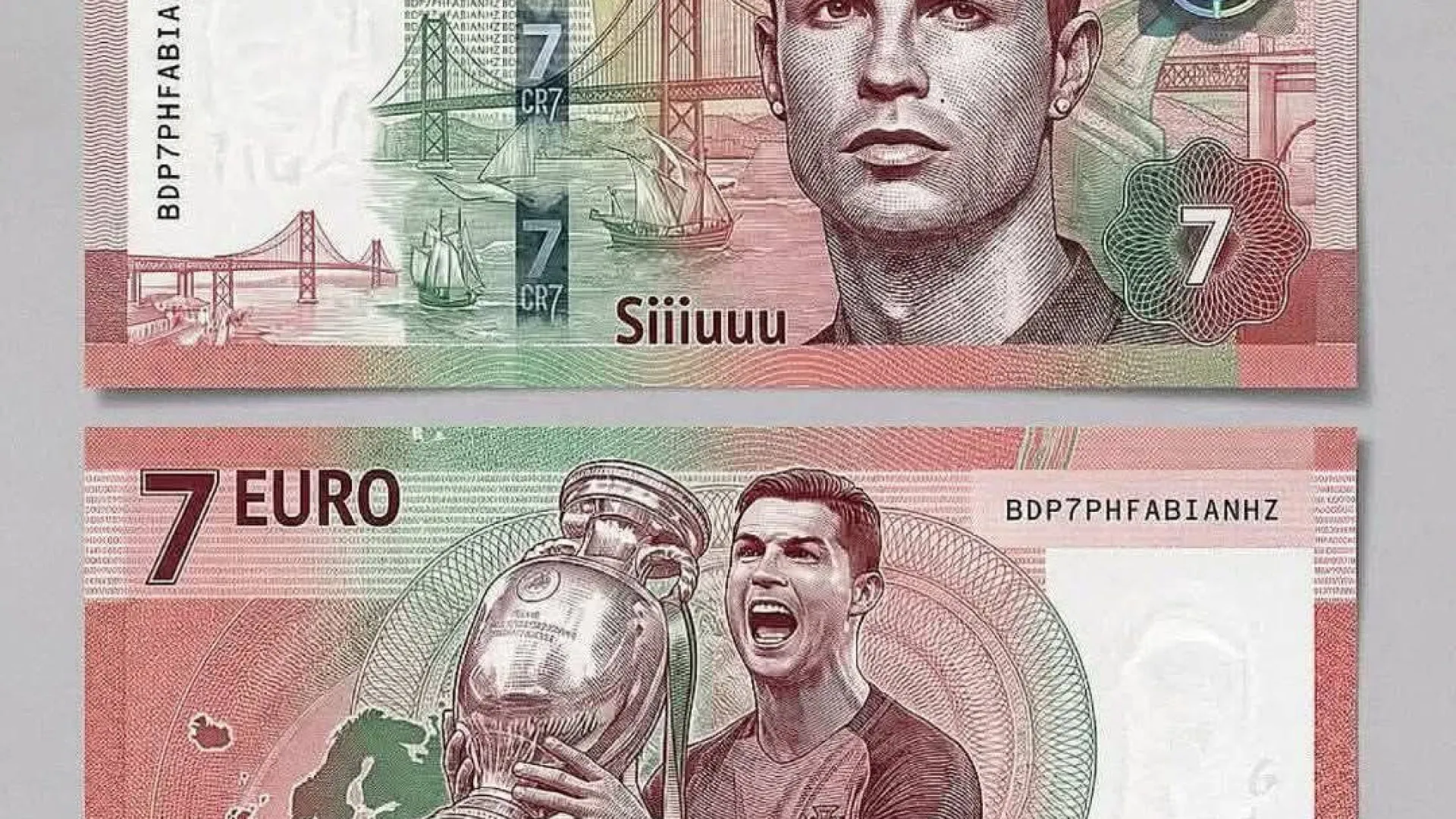 
                    BdP alerta para publicações falsas sobre nota de 7€ a homenagear Ronaldo
                