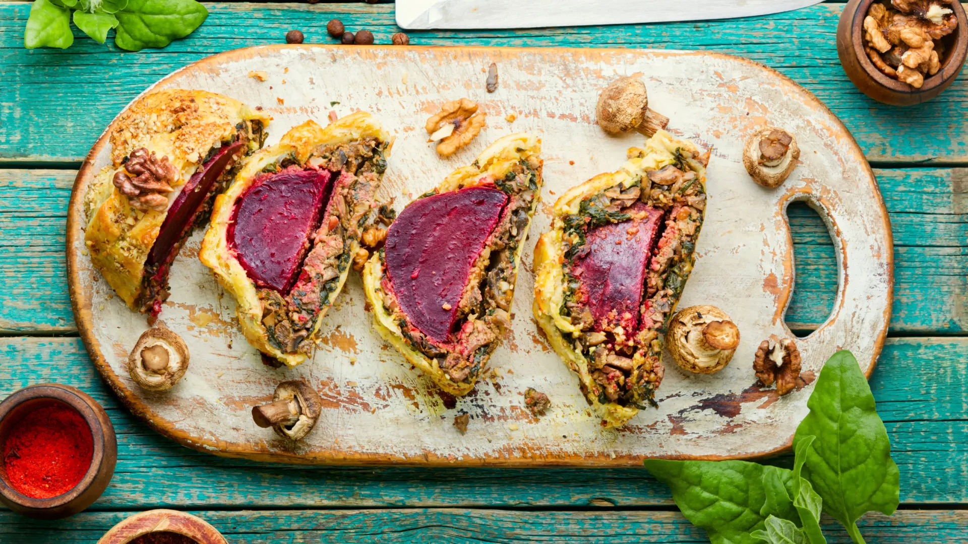 
                    A receita vegetariana do famoso bife Wellington do chef Gordon Ramsay
                