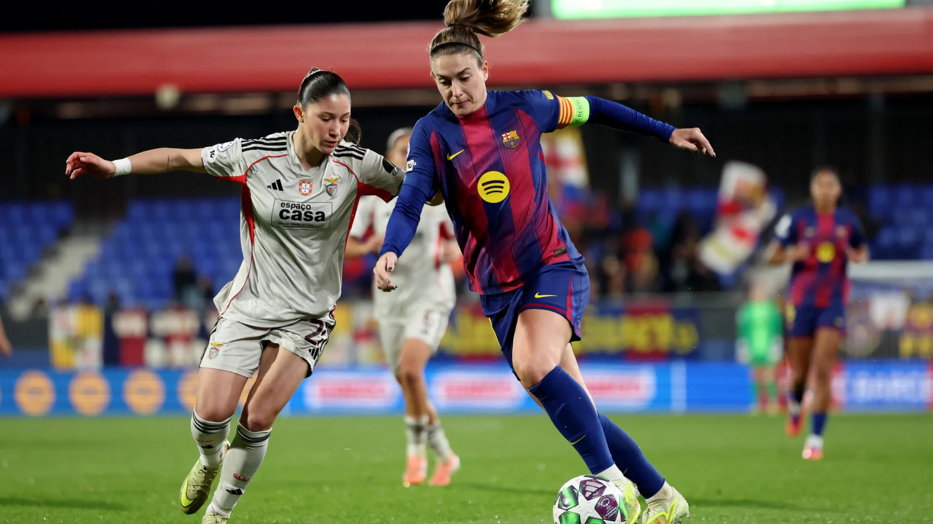 
                    Barcelona termina com o sonho do Benfica na Liga dos Campeões feminina
                