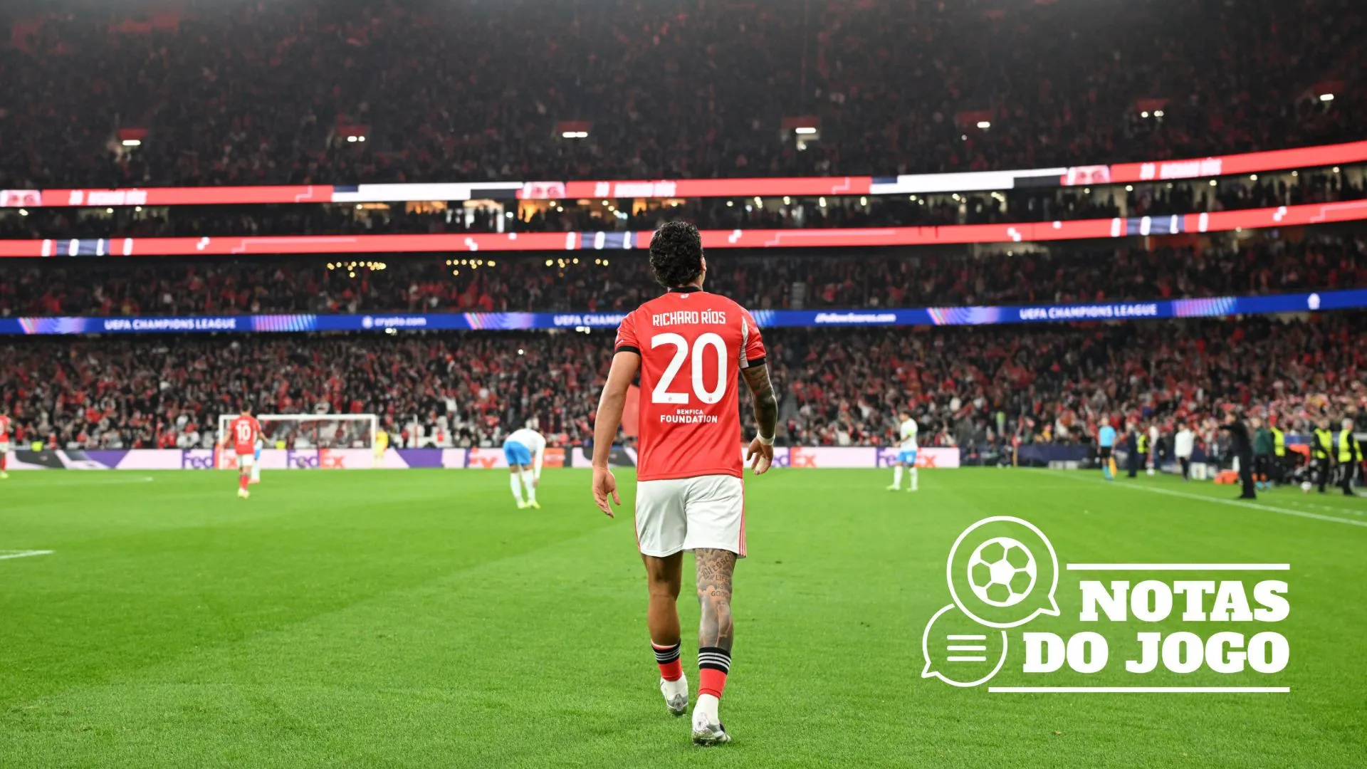 
                    'Café colombiano' de Richard Ríos faz Benfica sonhar na Liga dos Campeões
                