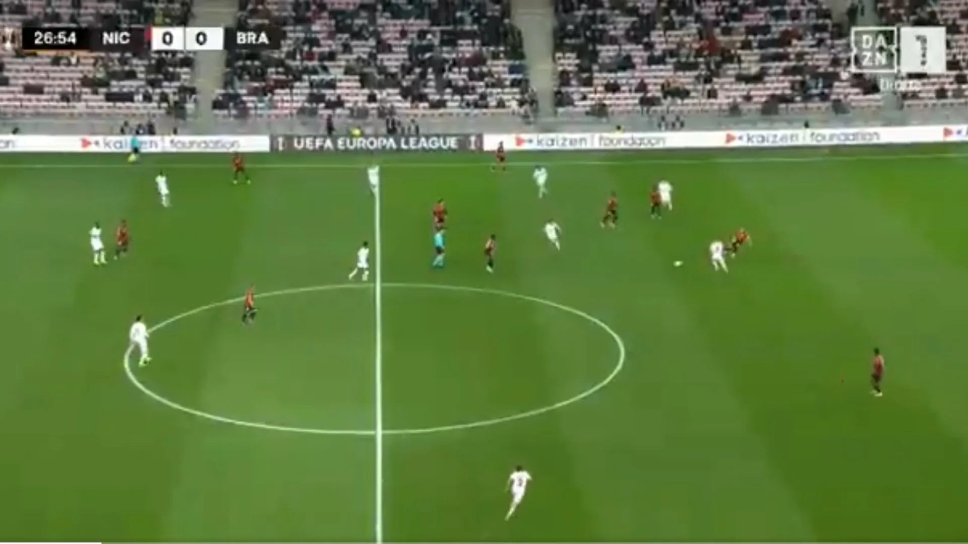 
                    Pau Victor dá vantagem ao Sporting de Braga no terreno do Nice
                