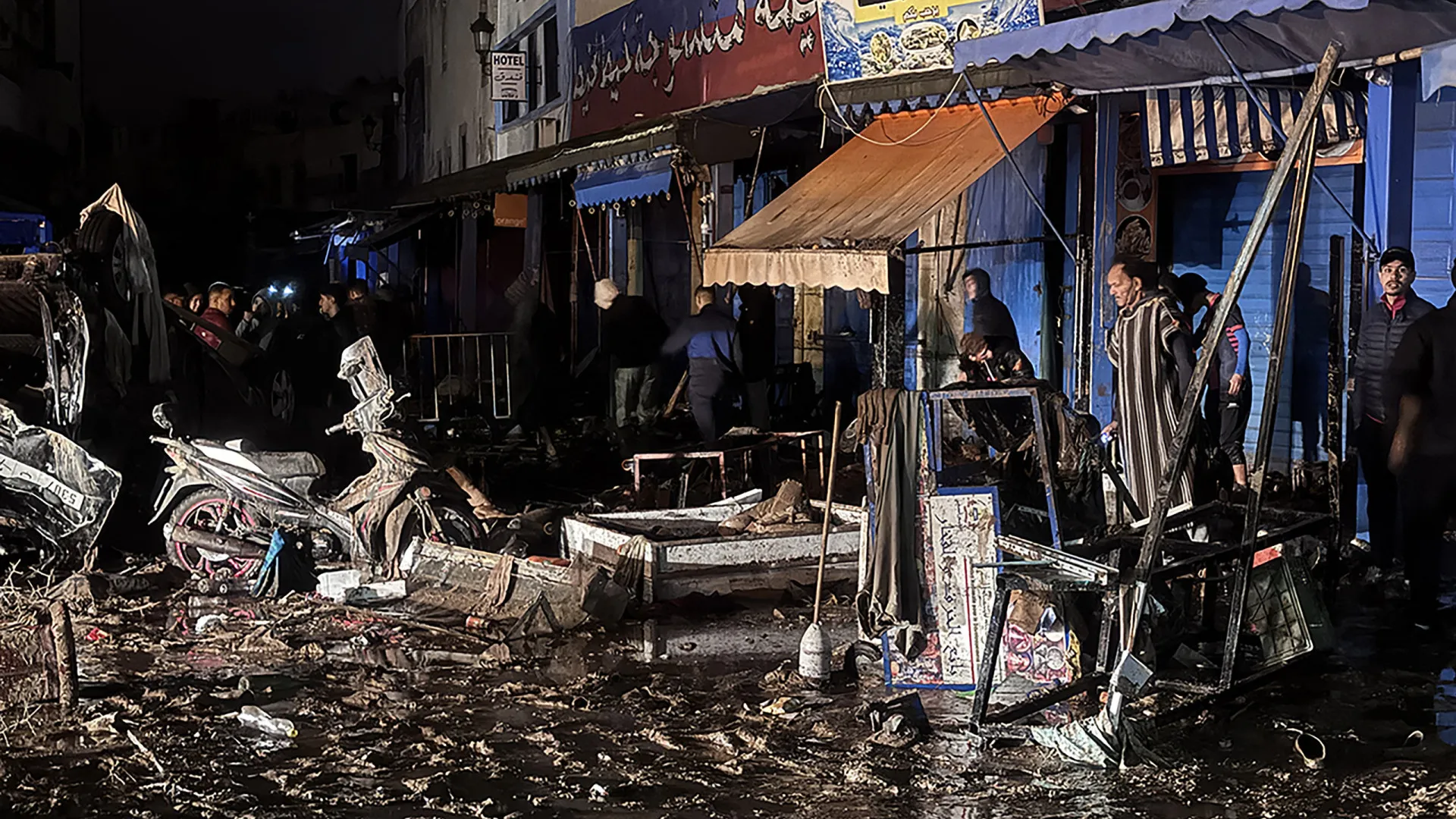 
                    Aumentou para 37 mortos o último balanço das cheias em Marrocos
                