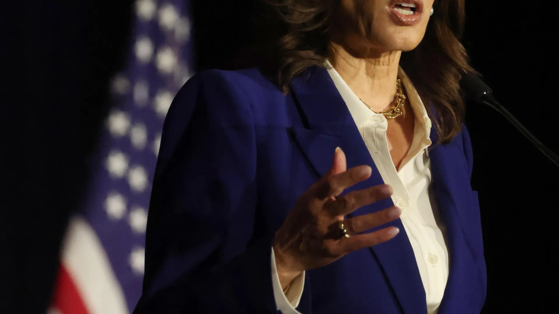 
                    Kamala Harris regressa com comité de ação política para ajudar democratas
                