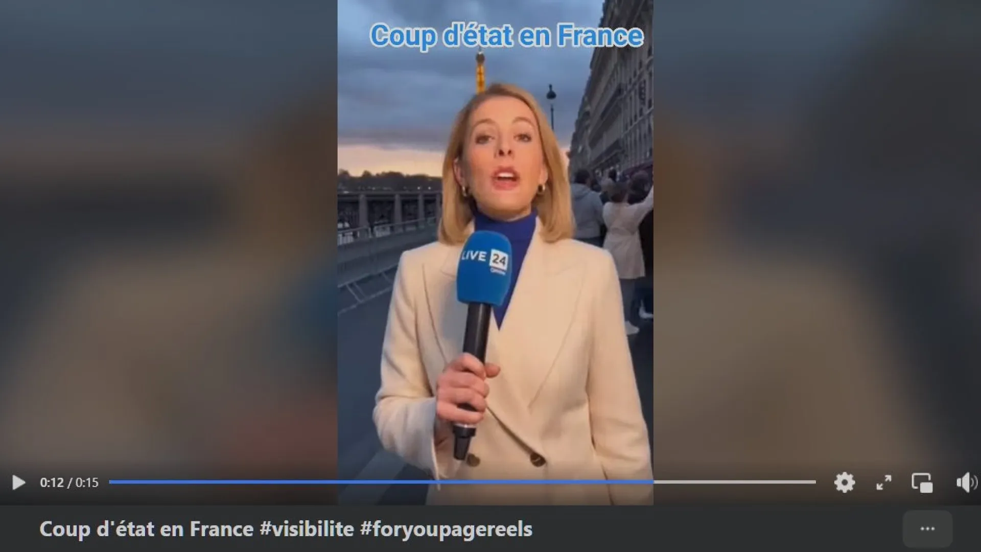 
                    Golpe de Estado em França? Vídeo é falso e nem Macron conseguiu removê-lo
                