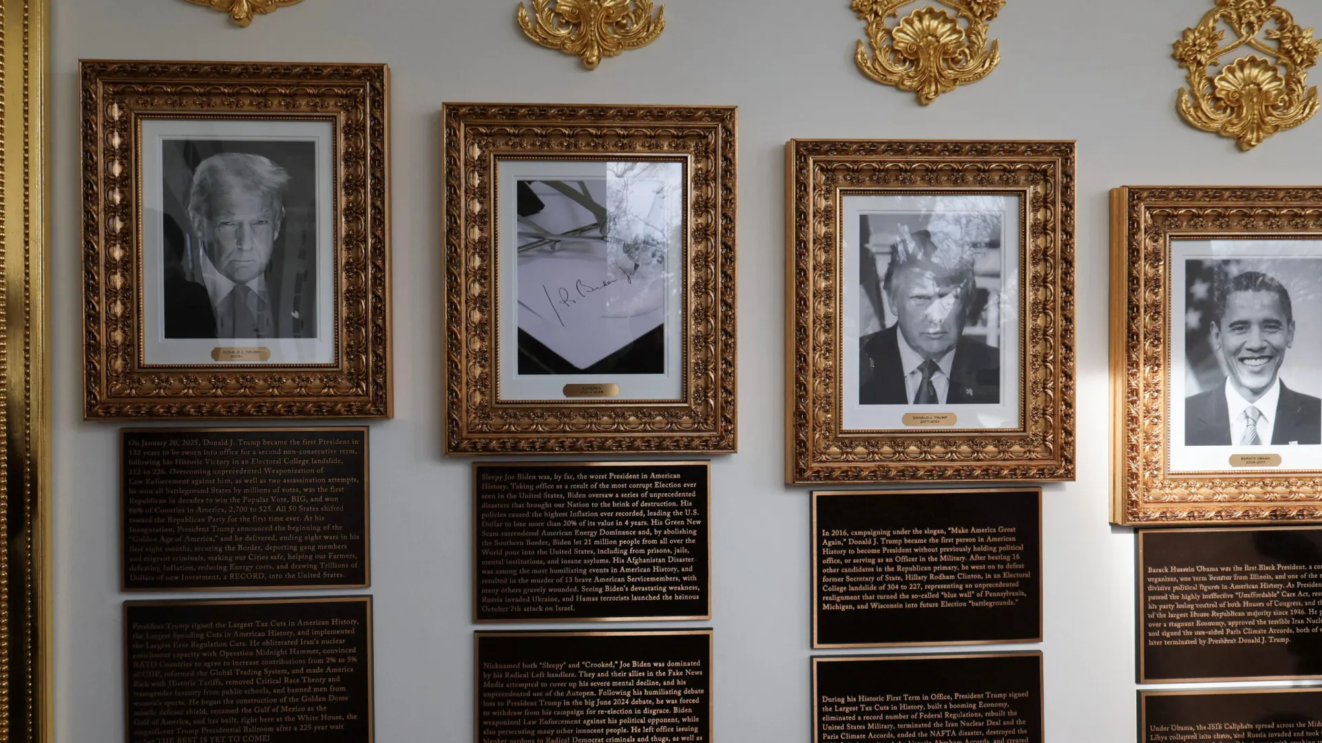 
                    Passeio da Fama Presidencial ganha novas descrições: 