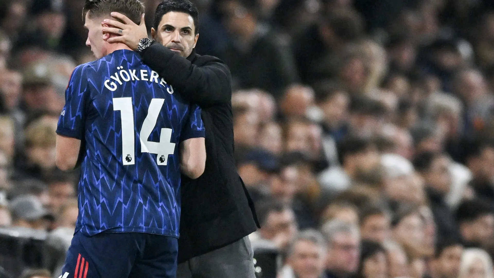 
                    Arteta 'suspira de alívio' com golo de Gyokeres: 