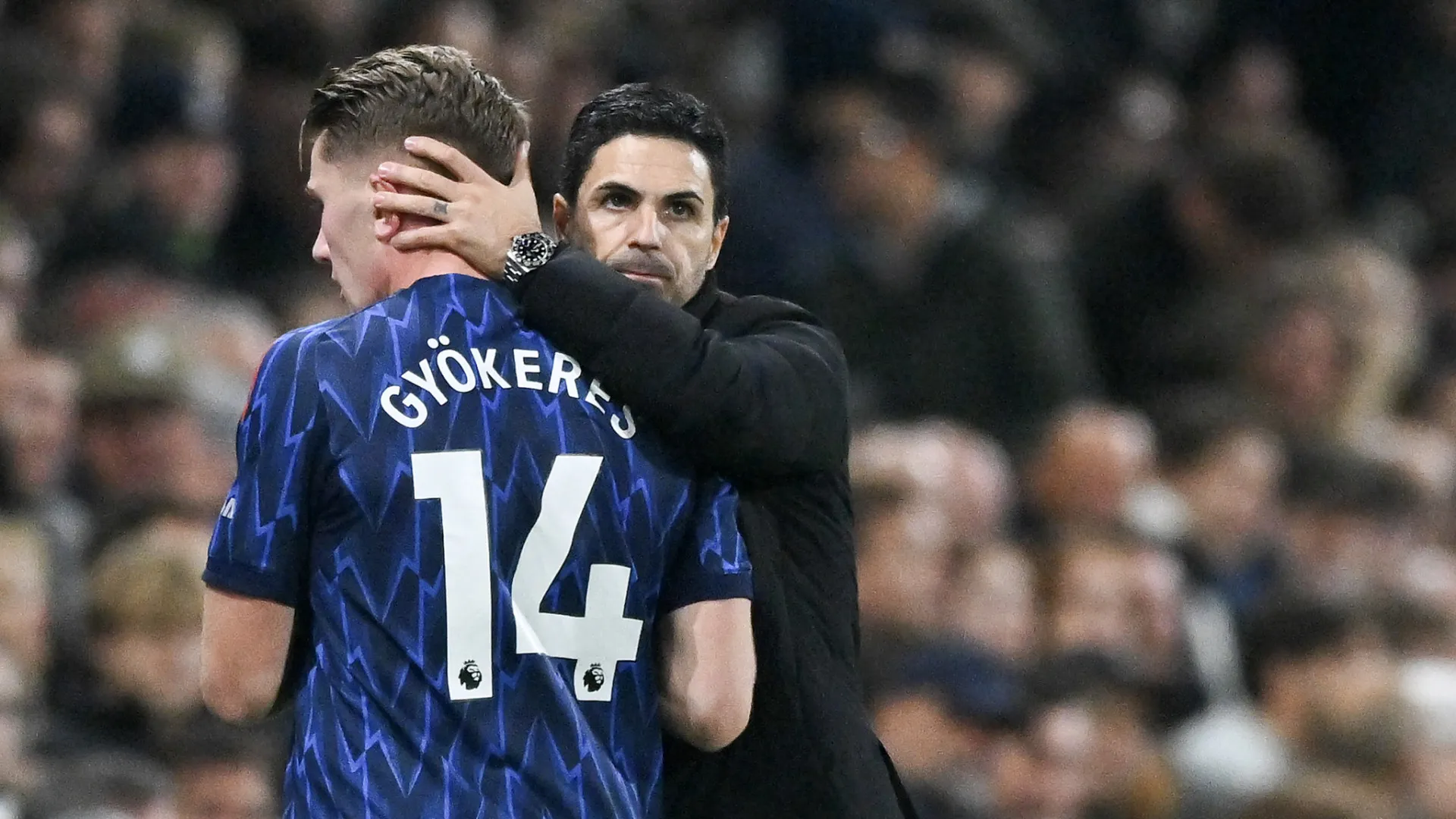 
                    Gyokeres domina conferência de Arteta: 