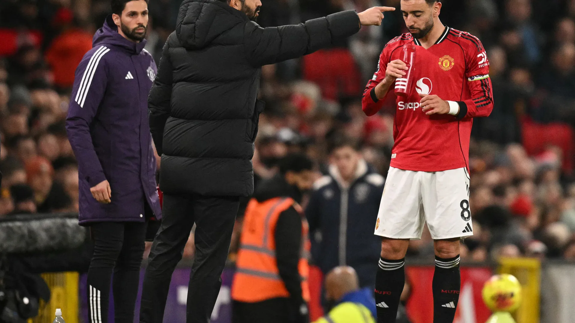 
                    Amorim sobre Bruno Fernandes: 