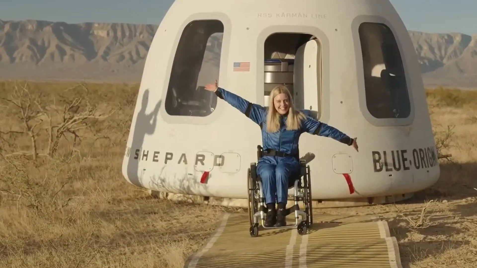 
                    Michi tornou-se hoje a primeira pessoa em cadeira de rodas a ir ao Espaço
                