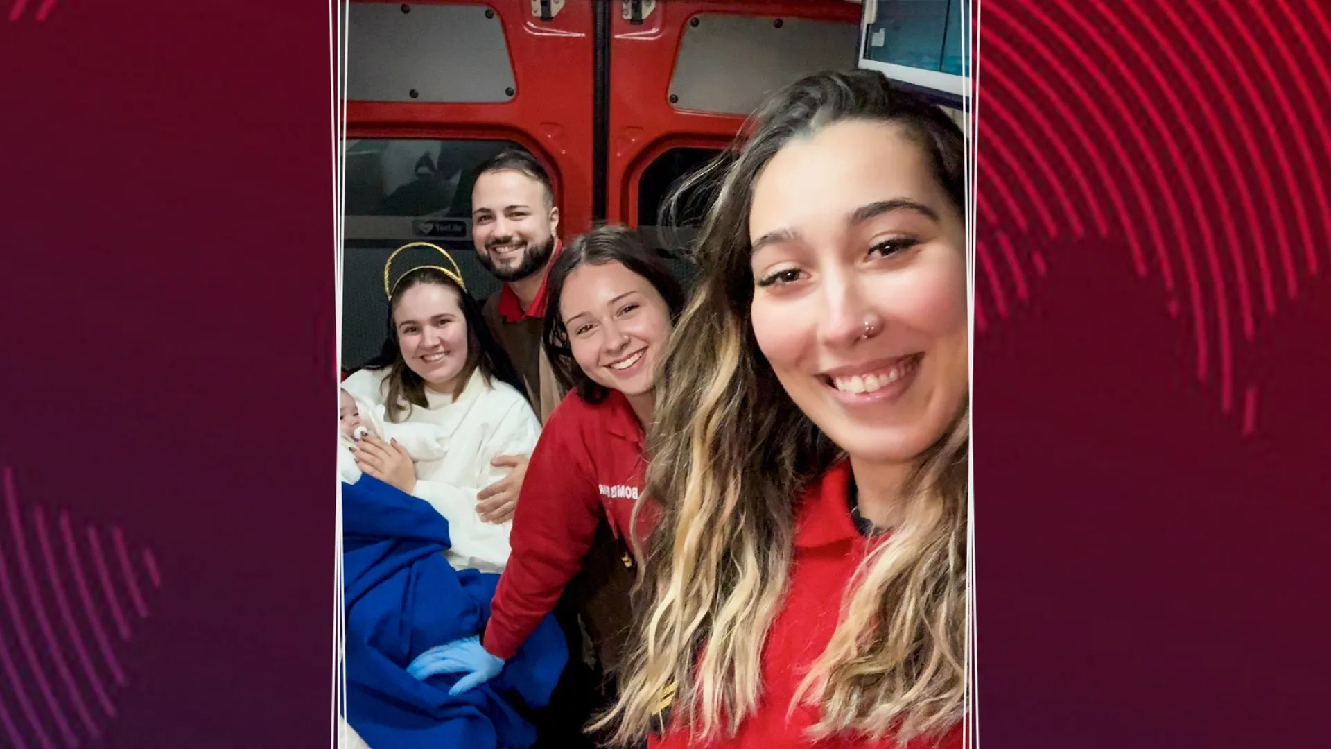 
                    Menino Jesus nasceu... em ambulância dos bombeiros da Trofa. Ora veja
                