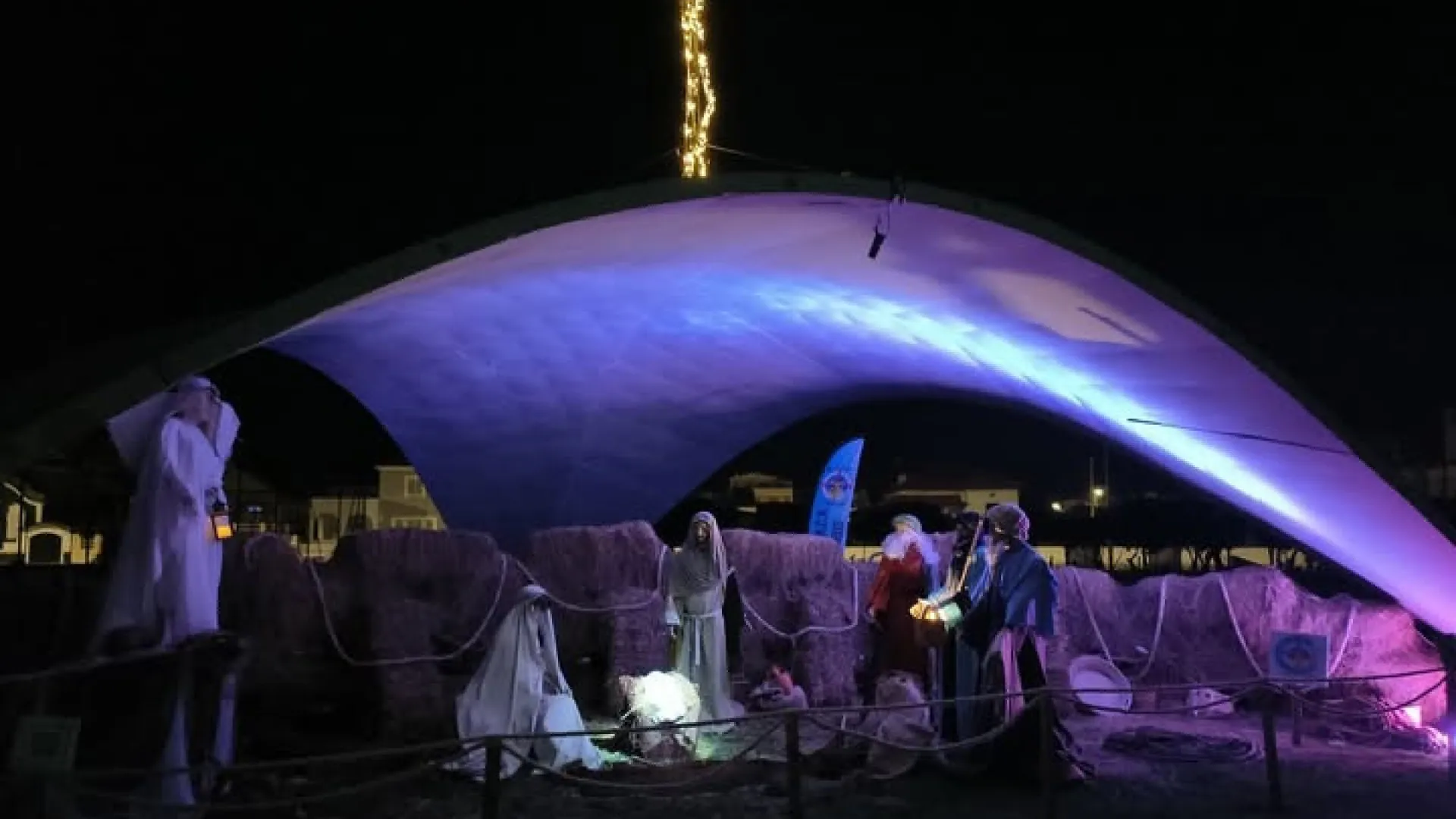 
                    Presépio na Costa Nova sem iluminação após furto de luzes e extensão elétrica
                