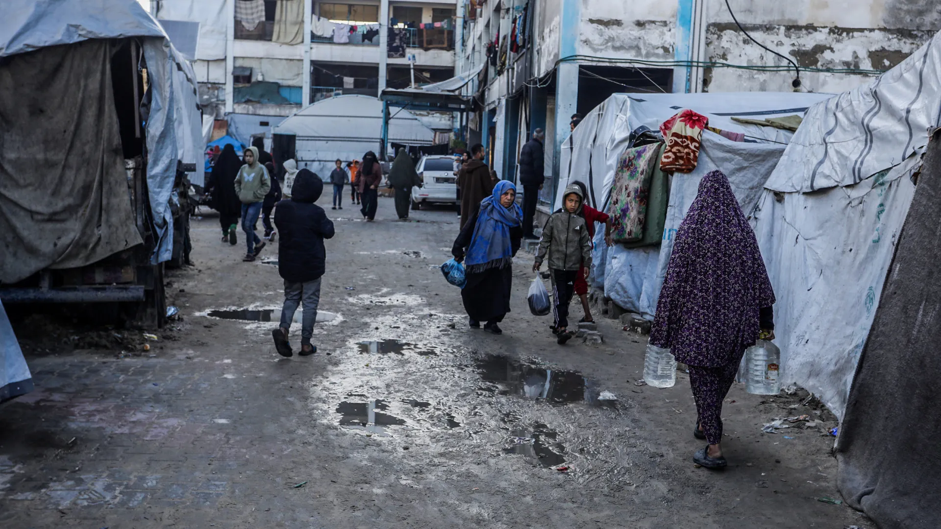 
                    Países pedem ajuda para Gaza face a degradação da situação humanitária
                