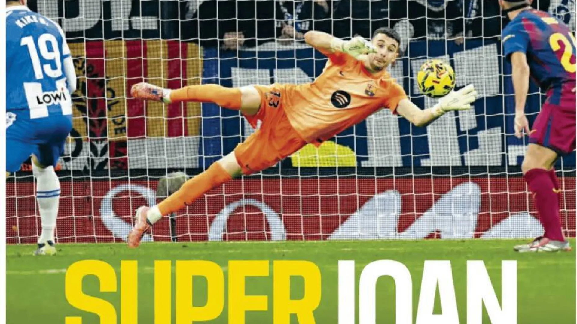 
                    Lá fora: Joan García salva Barcelona e Paulo Fonseca vence no Mónaco
                