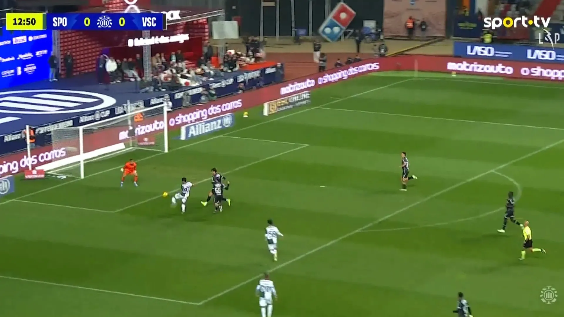 
                    Trincão meteu a bola onde quis e Luis Suárez deu vantagem ao Sporting
                