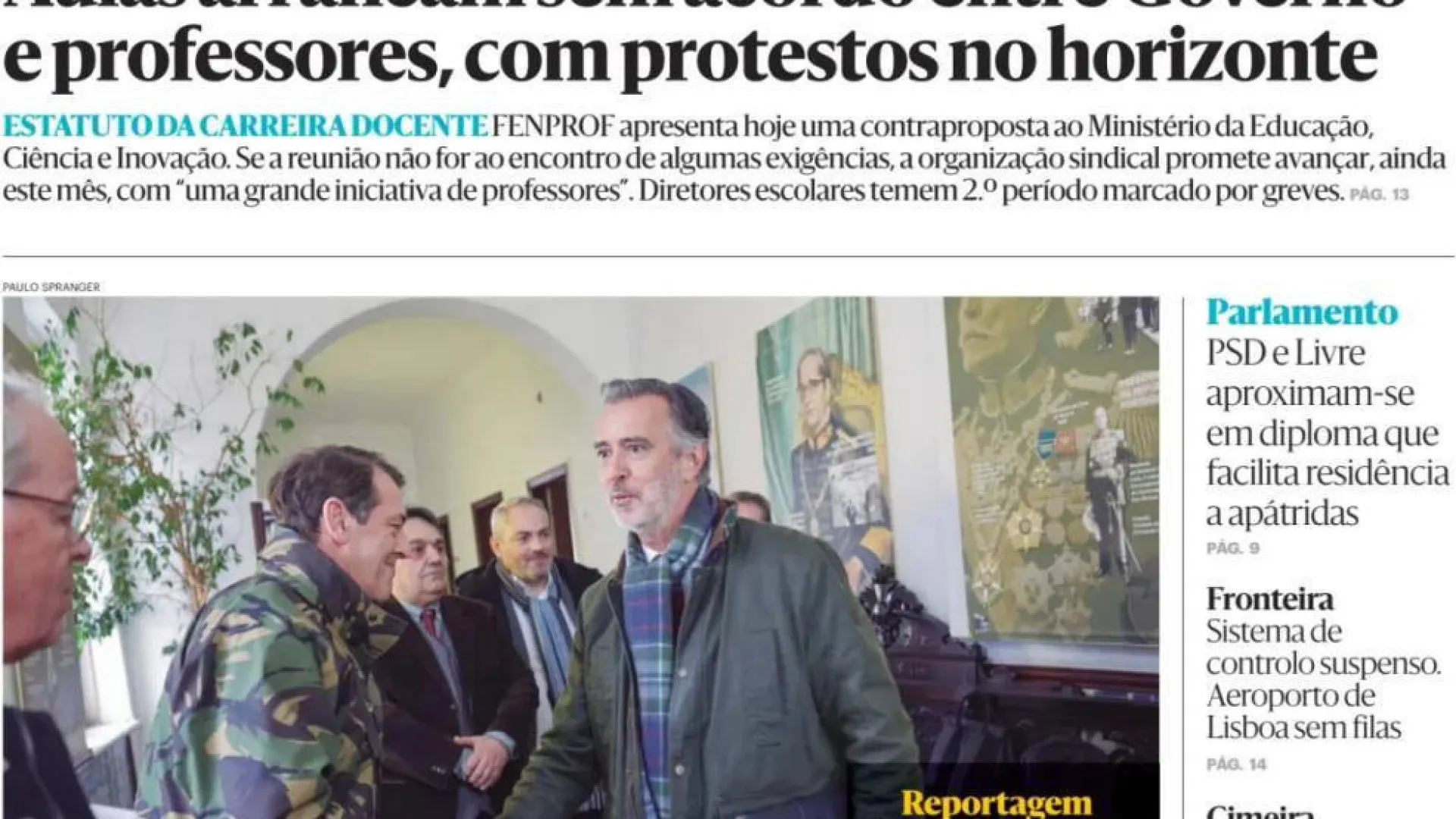 
                    Hoje é notícia: Aulas arrancam sem acordo; Empresários alarmados
                