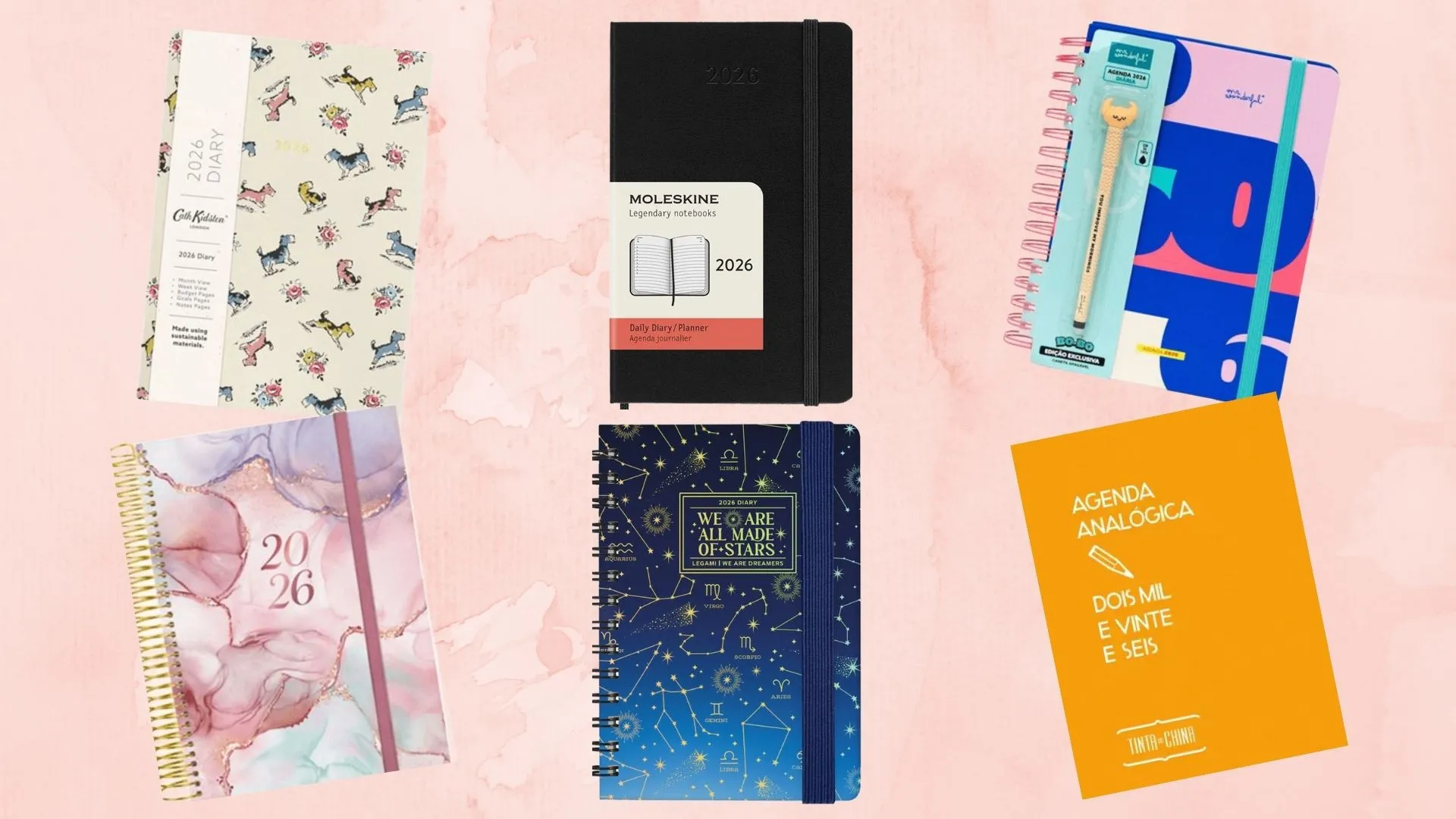 
                    Agendas 2026: Sugestões para todos os gostos e carteiras
                