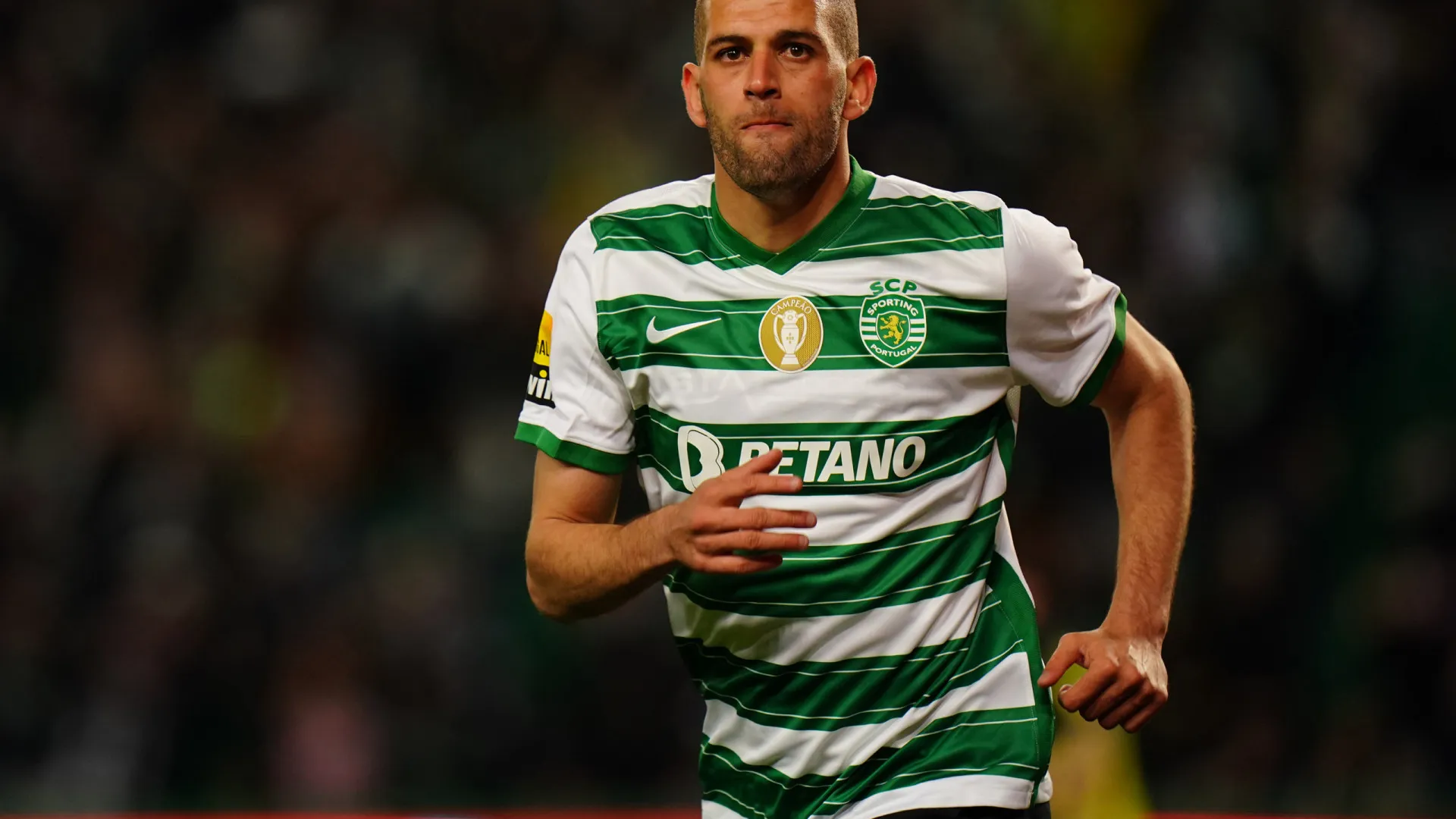 
                    Slimani recorda Sporting: 