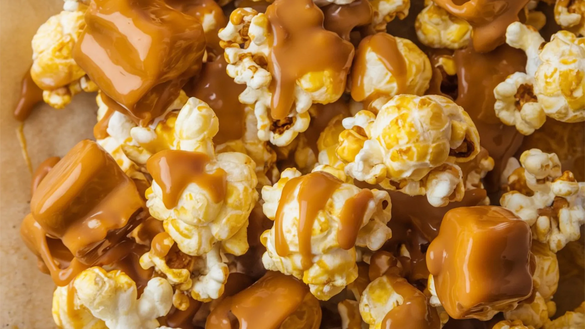 
                    Snack noturno: A receita de pipocas de caramelo salgado para a air fryer
                