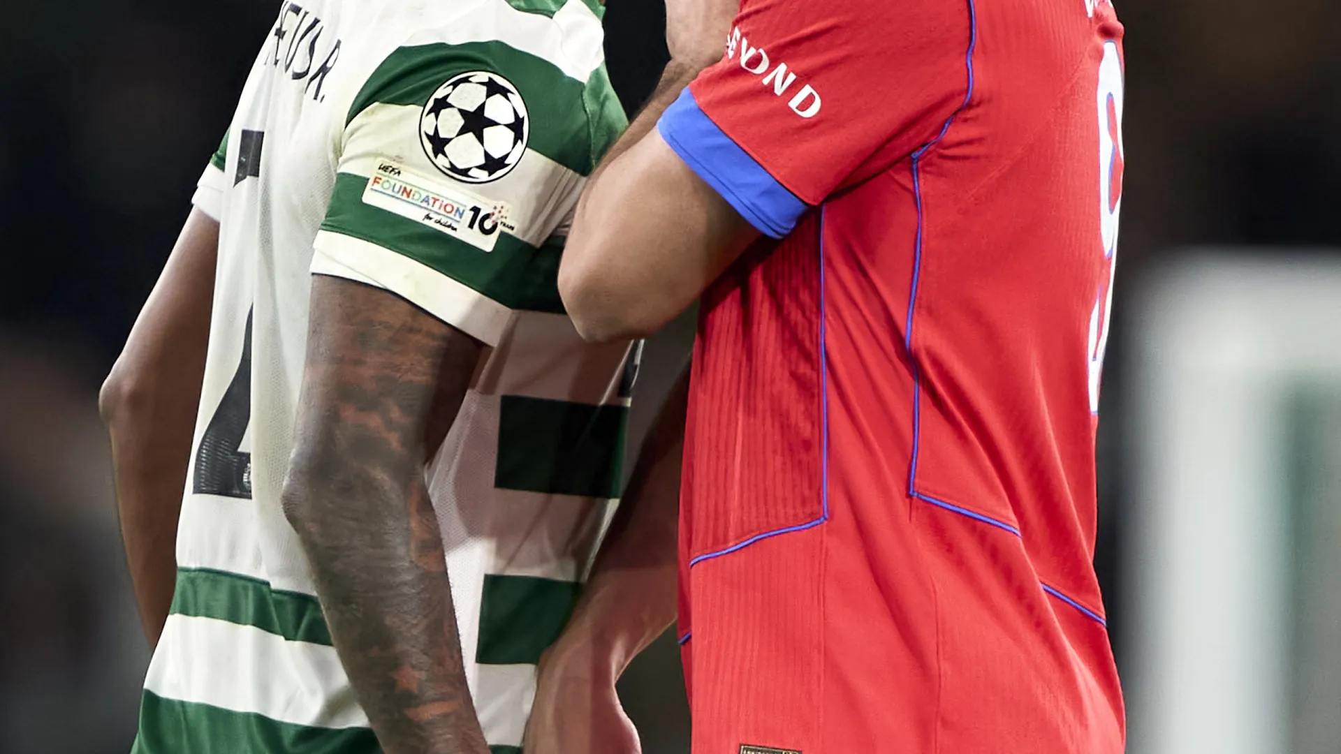 
                    Matheus Reis e Gonçalo Ramos 'pegados' e houve gesto que saltou à vista
                