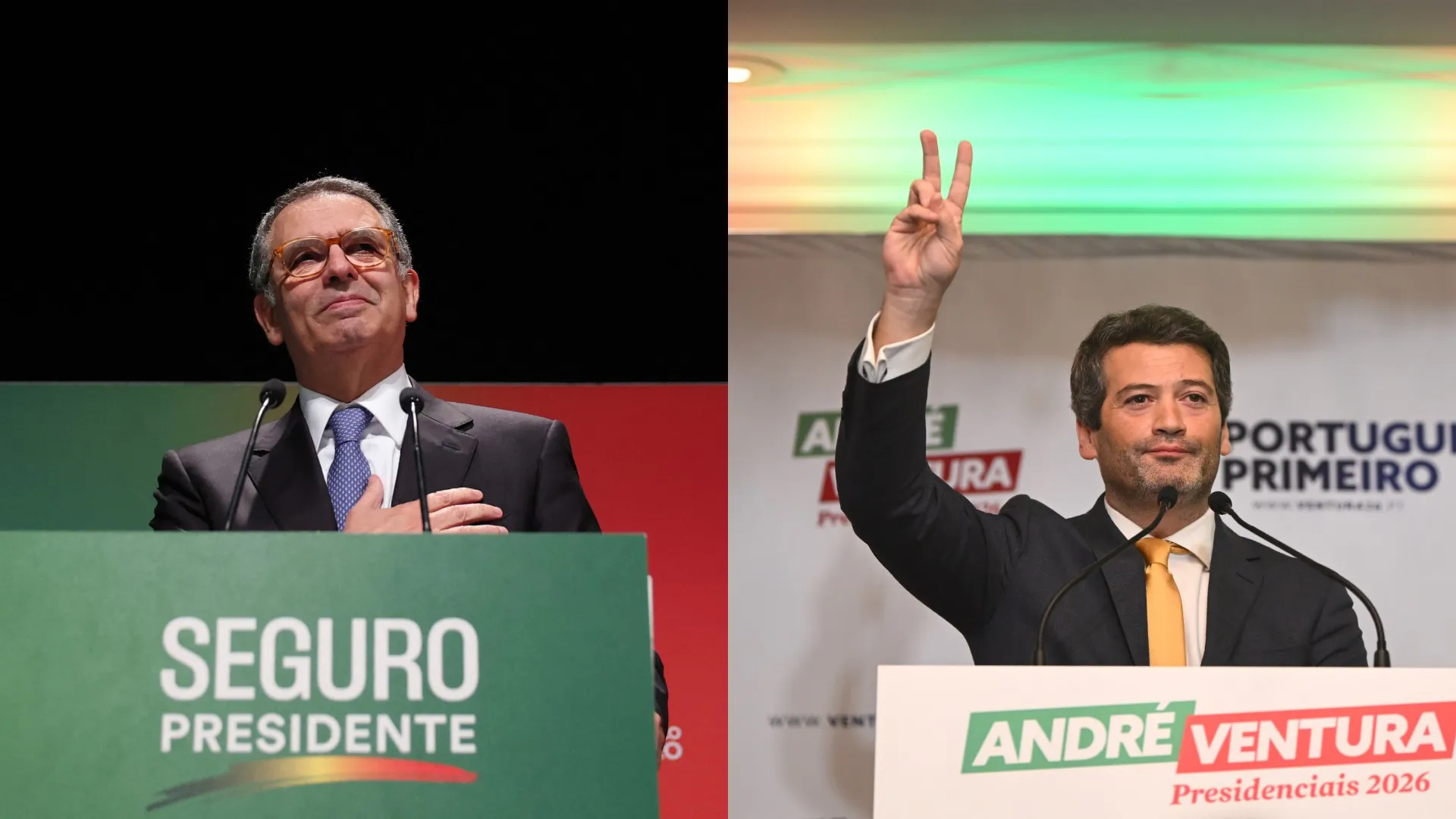 
                    AO MINUTO: Seguro vs Ventura. Acompanhe o (único) debate para a 2.ª volta
                