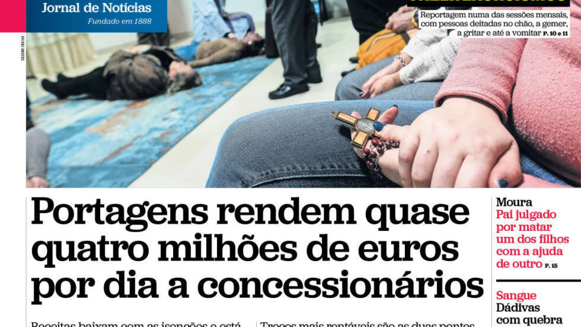 
                    Hoje é notícia: Exorcismos em Fátima; Licenças de armas caíram
                