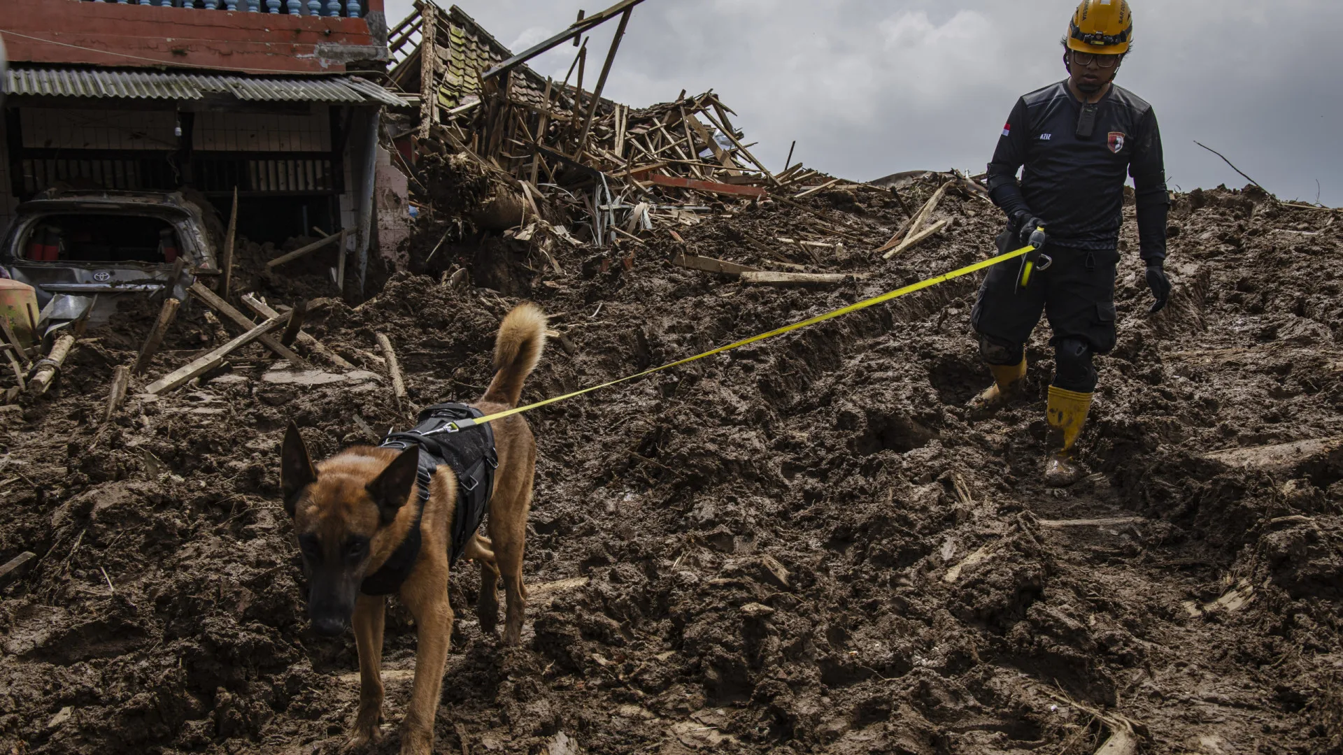 
                    Confirmados 49 mortos em deslizamento de terras na Indonésia há uma semana
                