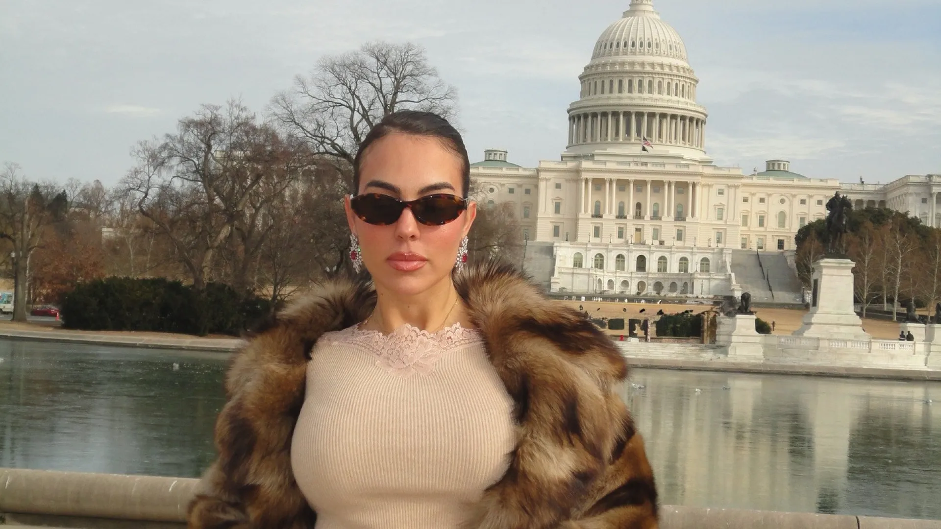 
                    Georgina Rodríguez na Casa Branca. As imagens do evento exclusivo
                