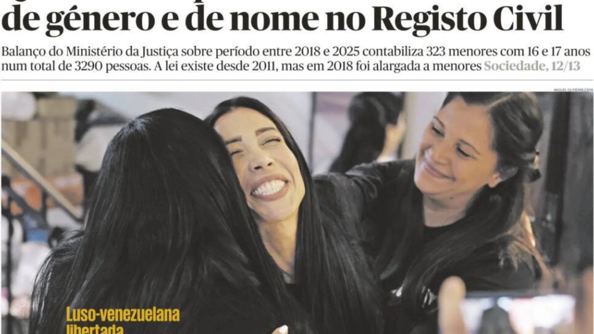 
                    Hoje é notícia: Mais de 3 mil mudaram género e nome; Lucram com vacinas?
                