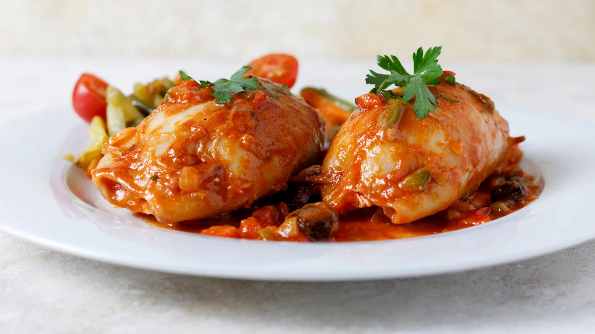 
                    Que delícia! Experimente esta receita de lulas recheadas de Joana Barrios
                