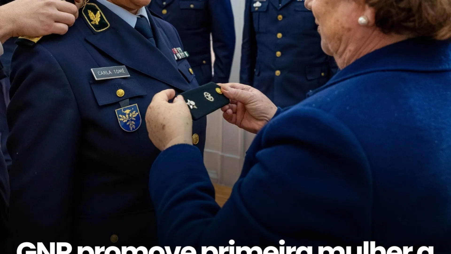 
                    Fez-se história! Carla Tomé Domingos, a 1.ª mulher Oficial General da GNR
                