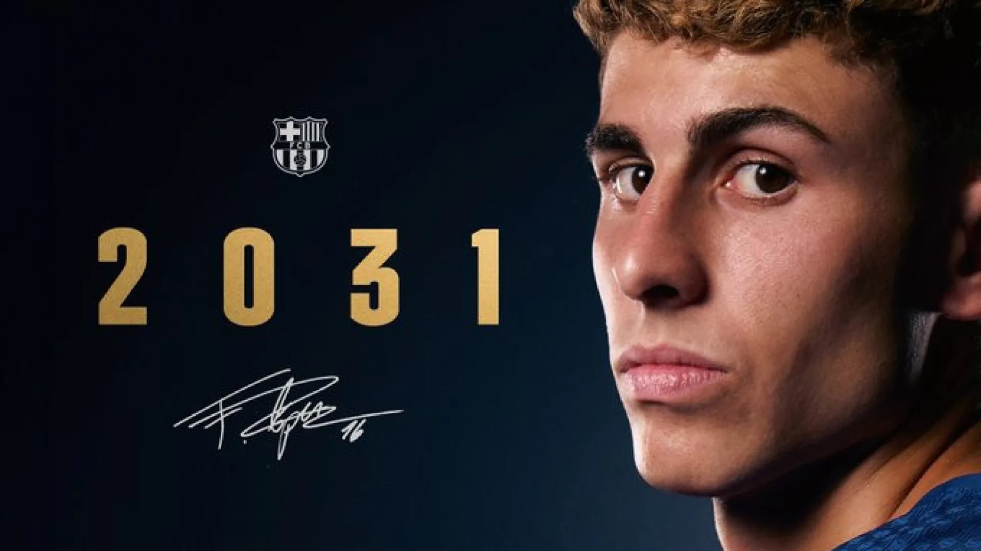 
                    Oficial: Fermin López renova contrato com o Barcelona
                